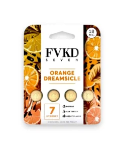 FVKD Seven Kratom Extract Tablets Orange Dreamsicle 72mg – 4ct (18mg/tab)